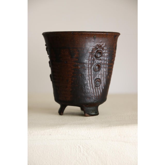 Mid-Century Modern Vintage Midcentury Vessel Attributed to Norman Arsenault For Sale - Image 3 of 5