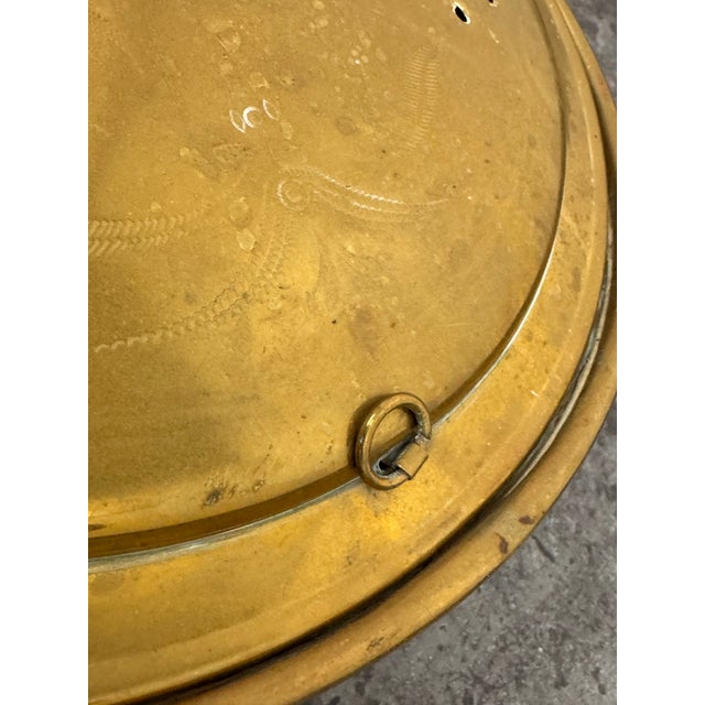 Antique Brass Bed Warmer, 19th Century For Sale - Image 10 of 12