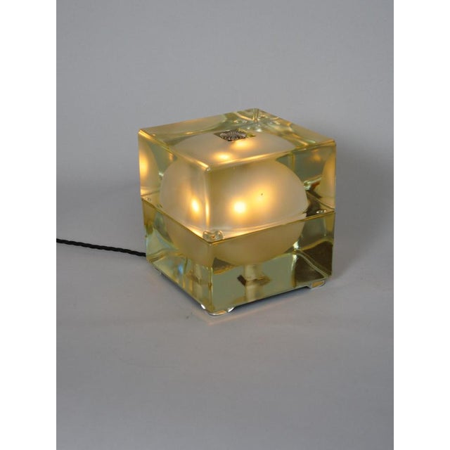 1950s Cubosfera Table Lights attributed to Alsessandro Mendini, Italy, 1958, Set of 2 For Sale - Image 5 of 8