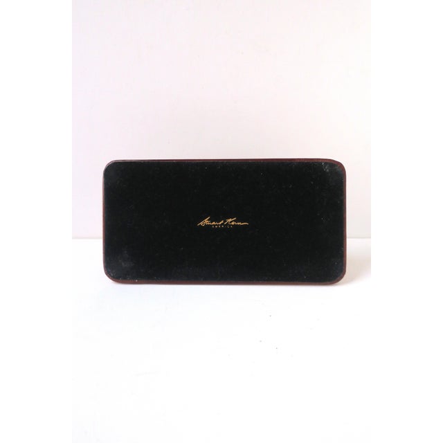 Leather Desk Mail Letter Holder, Circa Late-20th Century For Sale - Image 11 of 11