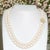 Diamond Akoya Pearl 14 Karat 2-Strand Necklace Certified For Sale - Image 10 of 15