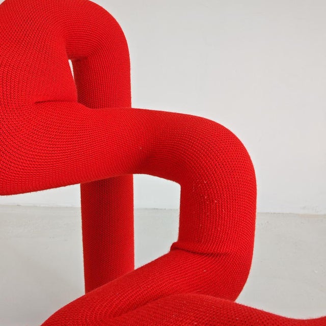 Red Ekstrem Armchair by Terje Ekstrom for Stokke, 1980s For Sale - Image 12 of 18
