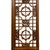 Wood Late 19th Century Antique Chinese Handcrafted 3 Panel Wooden Screen/Room Divider For Sale - Image 7 of 13