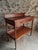 Antique French Mahogany Console Table with Drawer and Shelf, 1900 For Sale - Image 11 of 18