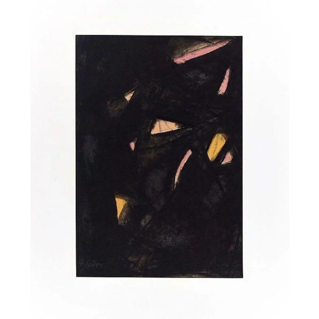 Untitled Composition - Original Lithograph by Primo Conti - 1973 1973 For Sale - Image 3 of 3