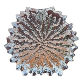 Nautilus Glass Vase by Willy Johansson for the Norwegian Glassworks Hadeland Glassverk, 1960s For Sale