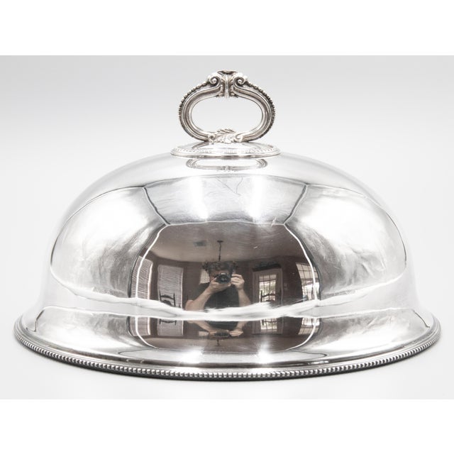 Antique English Silver Plate Meat Dome Chairish