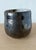 2020s Metallic Black Glaze Organic Modern Studio Pottery Cup For Sale - Image 5 of 7
