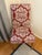 Set of 8 Ethan Allen “Thomas” side chairs in a red patterned fabric (Grade G). Solid construction with comfortable...