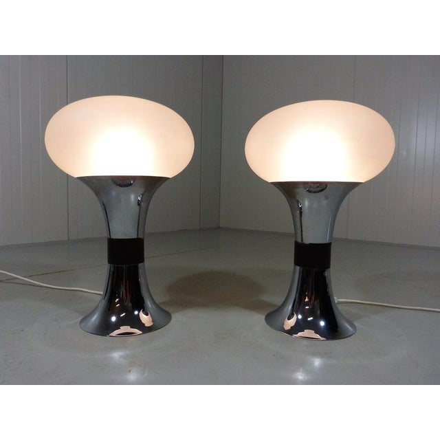 Large Space Age Table Lamps, 1960s, Set of 2 For Sale - Image 4 of 18