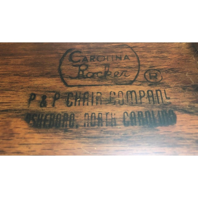 P & P Company Carolina MidCentury “Kennedy” Rocker Chairish