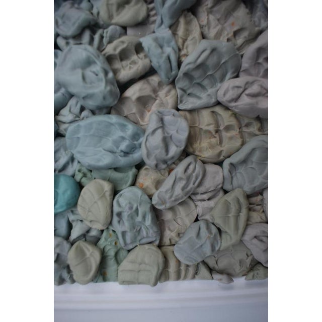 María Magán, Wall Mounted Sculpture with Mint Green Chewing Gum Forms, 2022, Wood For Sale - Image 6 of 11