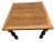 Brown 1930s Farmhouse English Tudor Expansion Table Turned Bulbous Legs Quarter Sawed Oak For Sale - Image 8 of 12