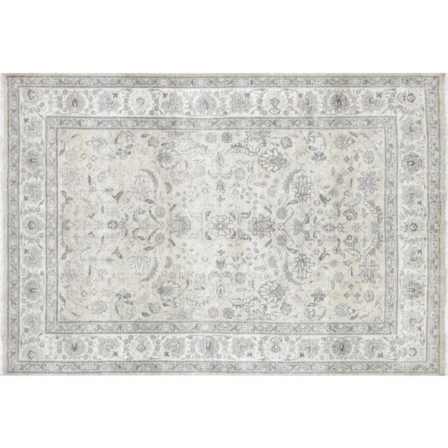 Textile 1960s Persian Tabriz Rug For Sale - Image 7 of 7