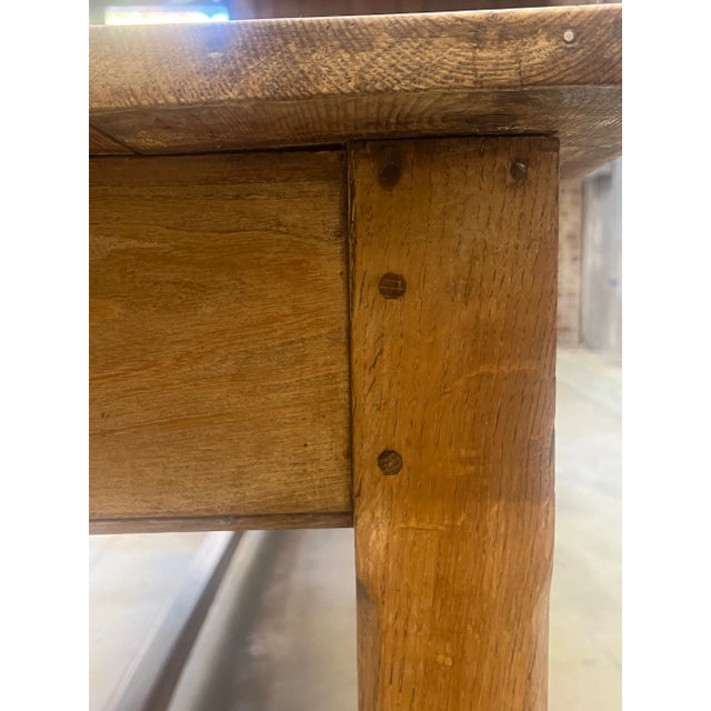 19th Century Long 19th Century French Sewing / Dining Table For Sale - Image 5 of 12