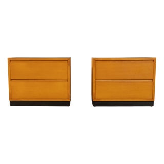 Bedside Tables from WK Möbel, 1950s, Set of 2 For Sale