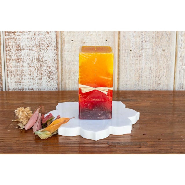 Mina Small Floral Marble Tray For Sale In Los Angeles - Image 6 of 7