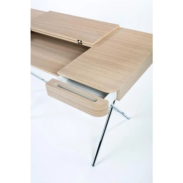 Cosimo Desk with Natural Oak Veneer Top by Marco Zanuso Jr. for Adentro, 2023 For Sale - Image 4 of 8
