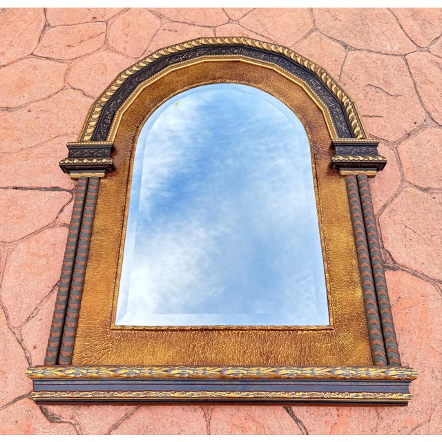 1960s Late 20th Century Wall Mirror Neoclassical Style For Sale - Image 5 of 10