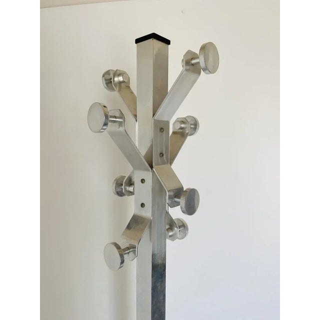 1970s Steel and Marble Rack and Gate Door, Italy, 1970s, Set of 2 For Sale - Image 5 of 12