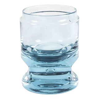 Vintage Ice Glass Vase, Italy, 1970s For Sale