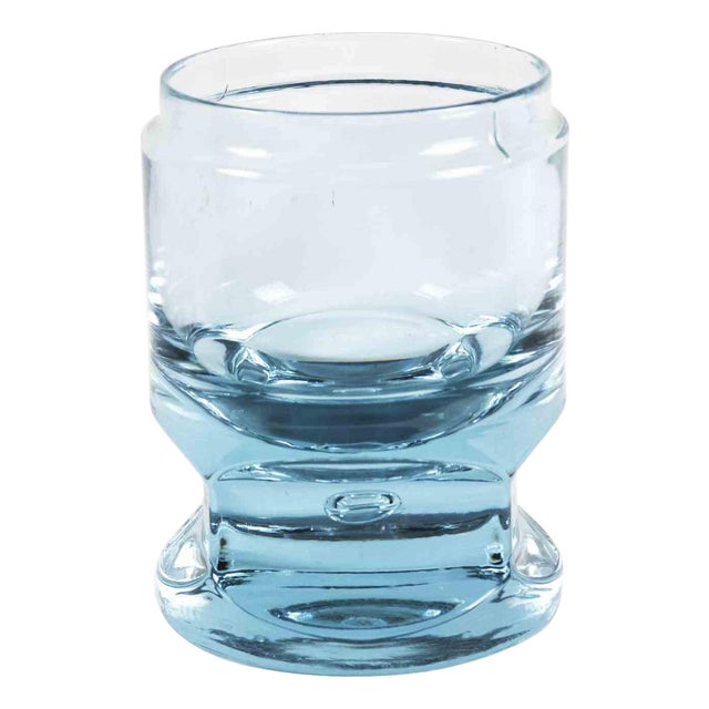 Vintage Ice Glass Vase, Italy, 1970s For Sale