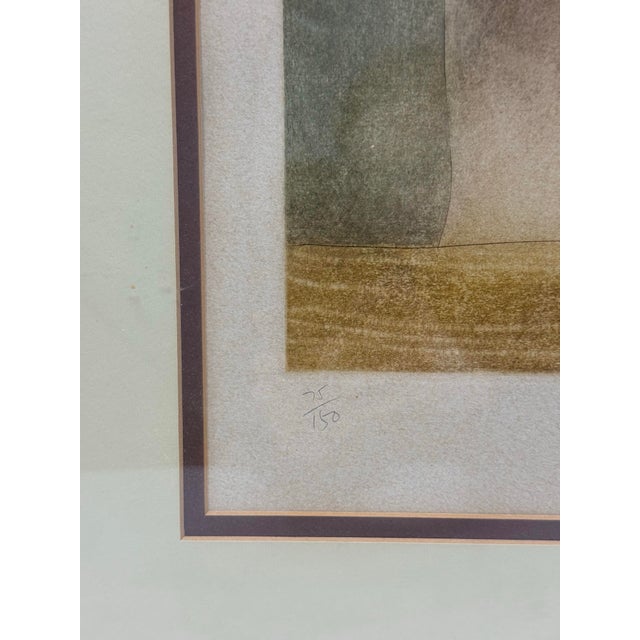 1970s Pastel Painting of Three Hugging Figures "Joy of Living 2" Signed, Framed For Sale In Nashville - Image 6 of 12