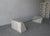Postmodern Architectural Unfilled Travertine and Glass Coffee Table For Sale - Image 3 of 9