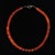 Traditional Ajd 16 Inch Carnelian Rondelle Necklace With Diamond Chip Clasp For Sale - Image 3 of 5