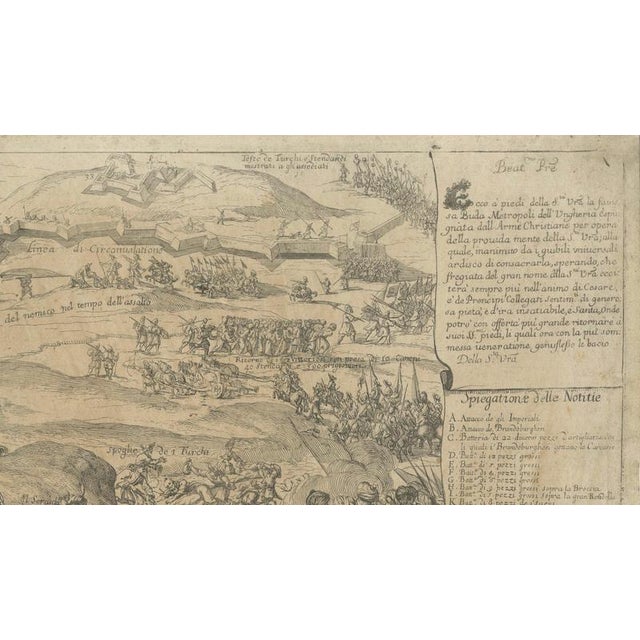 18th Century Arnoldo Van Westerhout, Battle of Vienna in 1683, 1725, Etching For Sale - Image 5 of 10