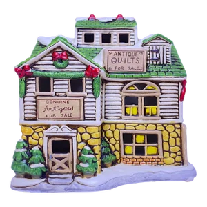 1980s Lefton Colonial Village Johnson's Antiques #6346