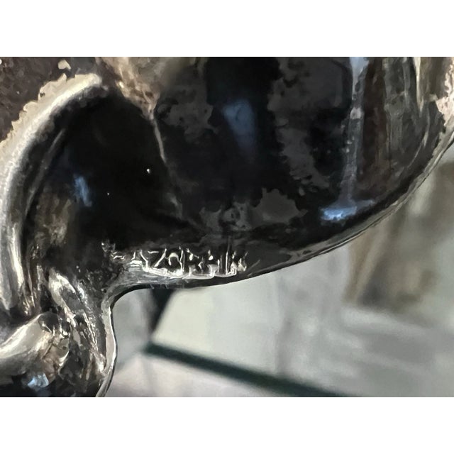 Metal Liberace Collection Sterling Silver 22.5" Candelabra With Christie's Provenance For Sale - Image 7 of 18