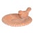 Vintage Ceramic Bird Dish Bath Planter Natural Tan Pottery McCoy Style For Sale