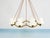 Large Viennese Modernism Curved Brass Wave Chandelier by Hugo Gorge, 1940s For Sale - Image 18 of 18