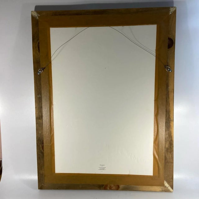 2010s Original Watercolor Art North Woods Lake Katie George Birch Bark Frame 23x30 For Sale - Image 5 of 7