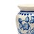 Earthenware - Lamego Widow earthenware sleeve. Portuguese, 20th century; blue and white decoration with floral motifs....