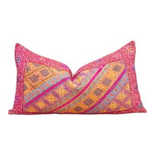 Antique Tania Sindh Silk Pillow For Sale