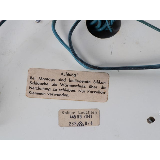 Gold Flush Mount in Murano Glass and Brass from Kaiser Idell / Kaiser Leuchten, Germany, 1960s For Sale - Image 8 of 9