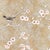 36" * H100"/Panel * 5ps, Beige-Brown‌ Floral and Bird Wallpaepr, Chinese-Style Floral and Bird Wallpaper Mural, 5 Panels For Sale - Image 4 of 6