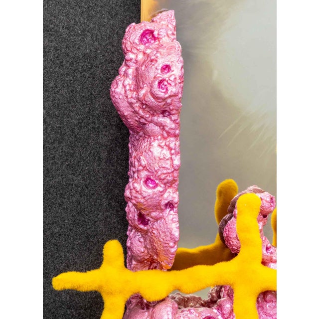 Pink Chris Schanck "Bloom" Mirror, 2018 For Sale - Image 8 of 18