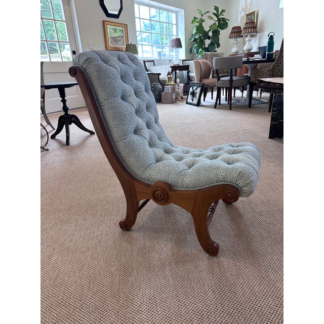 Wood Antique Swedish Occassional Chair For Sale - Image 7 of 9