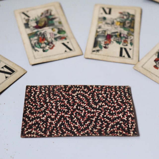 Antique Austrian C. Titze & Schinkay Tarock Playing Cards, Vienna, Circa 1880s For Sale - Image 17 of 17