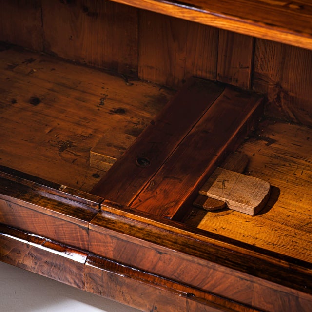 Biedermeier Armoire in Walnut, 1830 For Sale - Image 10 of 12