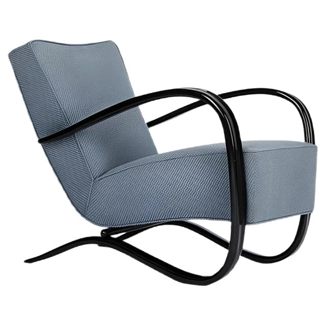Art Deco Model H 269 Lounge Chair by Jindřich Halabala for UP Závody, 1930s For Sale