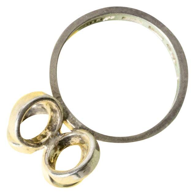 Silver Ring by Cecilia Johansson, 1976 For Sale