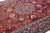 1950s Rosette Designed Handknotted Isfahan Wool Rug in Red For Sale In New York - Image 6 of 8