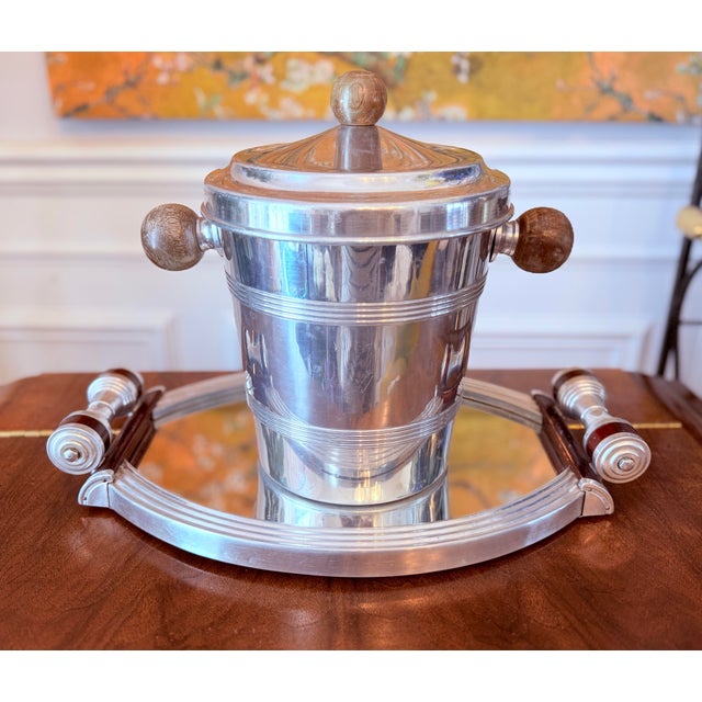 French Art Deco Burr Walnut Cocktail Cabinet / Dry Bar Server France 1930’s For Sale - Image 11 of 12