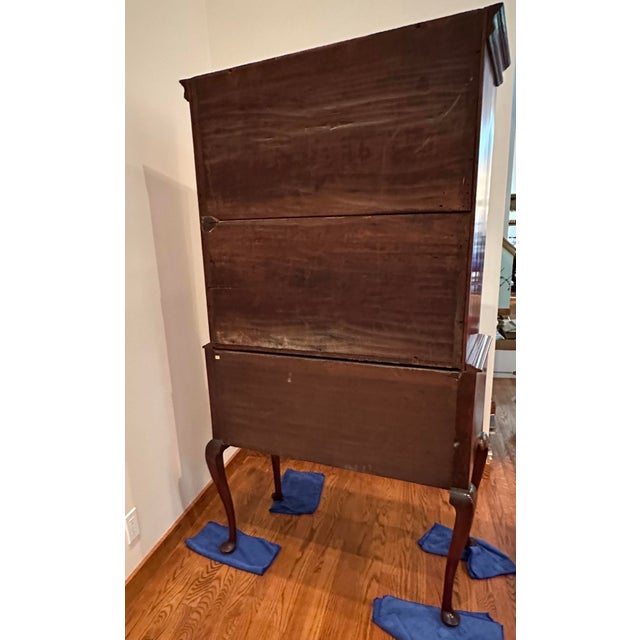 Brown Antique Cherry Highboy C. 1760 For Sale - Image 8 of 11