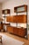 Mid-Century Modern Modular Wall-Mounted Bookcase in Teak and Brass, 1960s For Sale - Image 3 of 18