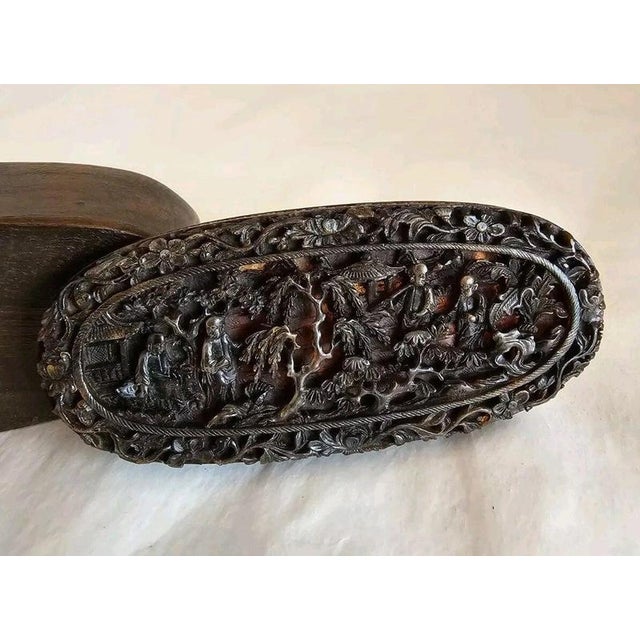 Mid-19th Century Chinese Export Cantonese Carved Snuff Box For Sale - Image 9 of 18
